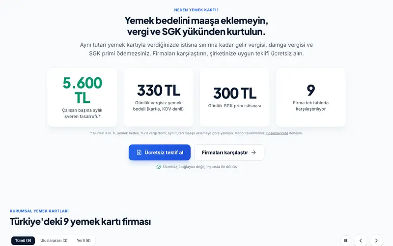 YemekKartı Seç — screenshot 2