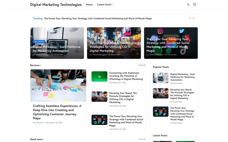 Digital Marketing Technologies — görsel 1